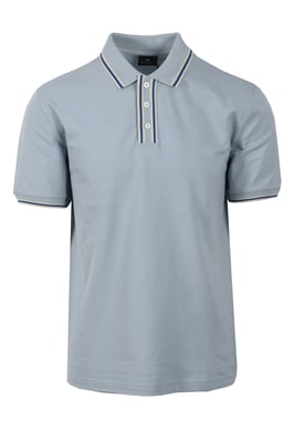 PAUL SMITH REG FIT TIPPED POLO BLUE