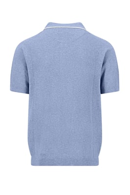 FYNCH-HATTON KNITTED POLO SHIRT NEW BREEZE