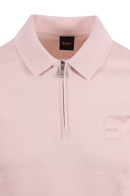 Boss Orange PASSERZIP POLO OPEN PINK