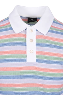PAUL SMITH REG FIT SS POLO MULTI COLOURED