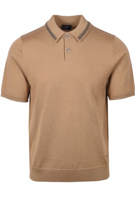 PAUL SMITH MERINO SWEATER SS POLO BEIGE