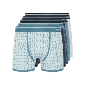 Crosshatch Herr Dringal Boxershorts (Förpackning med 5) (Blå)