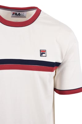 FILA ROSARIO T-SHIRT GARDENIA/GARNET/FILA NAVY