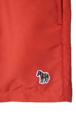 PAUL SMITH ZEBRA SWIM SHORTS SALMON PINK