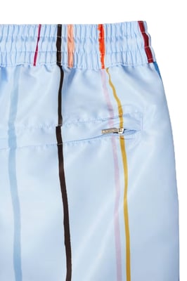 PAUL SMITH CAIRO STRIPE SWIM SHORTS BLUE
