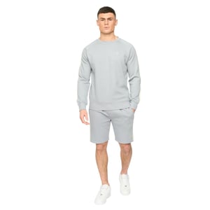 Crosshatch Heren Cresswill Sweatshirt (Staalblauw)