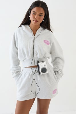DSGN Studio Sport Bubble Boxy Crop Hoodie