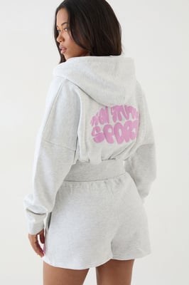 DSGN Studio Sport Bubble Boxy Crop Hoodie