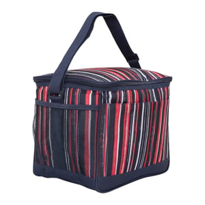 Mountain Warehouse 25L Striped Cooler Bag (Dark Blue)