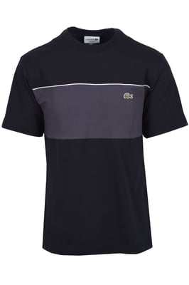 LACOSTE CREW NECK T-SHIRT NAVY/GREY