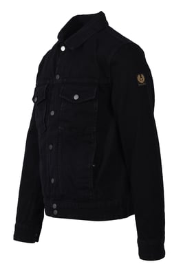 BELSTAFF PISTON TRUCKER JACKET WASHED BLACK