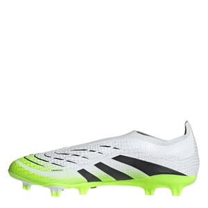 Men's adidas Predator League Laceless Firm Ground Football Boots in White/Blk/Lemon