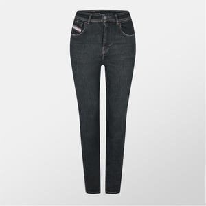 Women's Diesel Skinny 1984 Slandy High Jeans in Black/Grey Denm