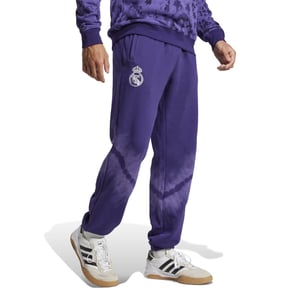 Men's adidas Real Madrid Tracksuit Bottoms in Dark Purple