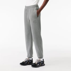 Women's Lacoste Leg Embroidered Sweatpants in Grey