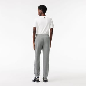 Women's Lacoste Leg Embroidered Sweatpants in Grey