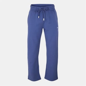 Men's Off White Arrow Solid Patterned Straight Sweatpants in Dark Blue-White
