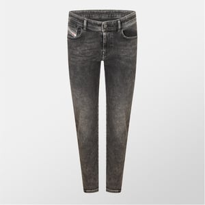 Women's Diesel Slandy Straight Jeans in .Black/Grey Denm