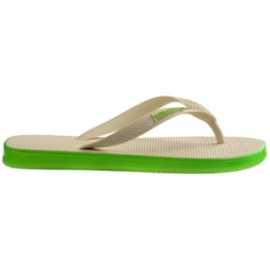 Men's Havaianas Thong Toe Flip Flop Sandals in Beige/Green
