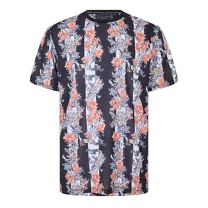 Men's Criminal Damage Chalky Tee in Black/Multi
