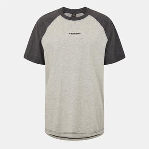 Men's G Star Baseball ts in Milk/Black
