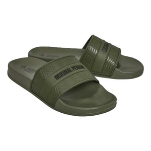 Penguin Paradise Men's Khaki Slides