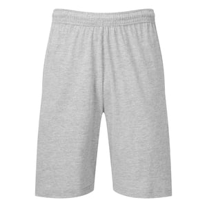 Fruit of the Loom Heren Iconic 195 Jersey Shorts (Heide Grijs)