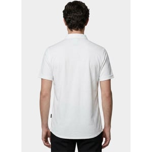 Bos Bright Blue Overhemd korte mouw heren 3507/off white
