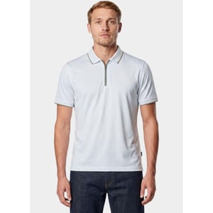 Bos Bright Blue Polo heren 25016/white