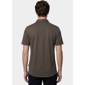 Bos Bright Blue Overhemd korte mouw heren 3507/taupe