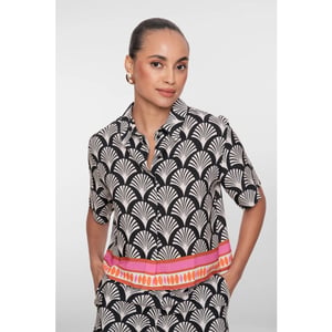Geisha 63467-20 999 blouse black/pink