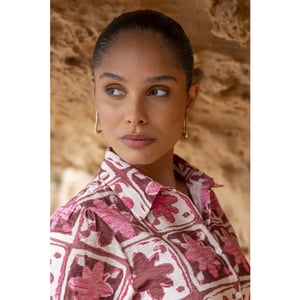 Geisha 63489-20 420 blouse pink/merlot