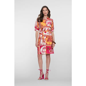 Geisha 67413-20 420 dress pink/yellow