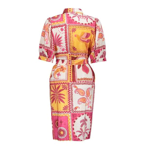 Geisha 67413-20 420 dress pink/yellow