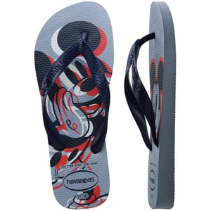 Women's Havaianas Mickey Mouse Graphic Print Flip Flops in Wind