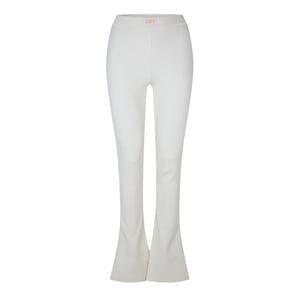 Women's Off White Sleek Split Leggings in White