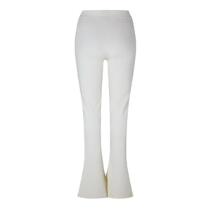 Women's Off White Sleek Split Leggings in White