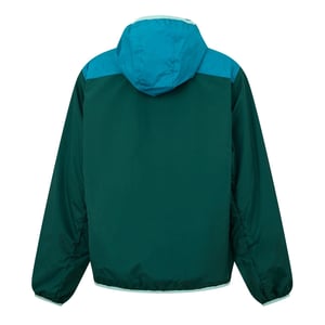 Men's Ambush Packable Hooded Windbreaker in Evergreen/Black