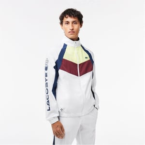 Men's Lacoste Wh1789 Trackst in White/Limeira