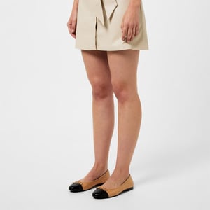 Women's Tory Burch Toe Ballet Flats in Ginger Black