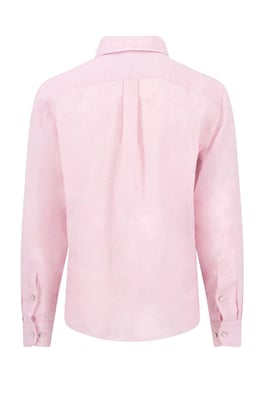 FYNCH-HATTON LONG SLEEVED LINEN SHIRT MAGNOLIA