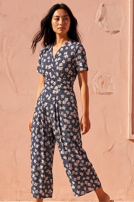 Petite Crop Jumpsuit