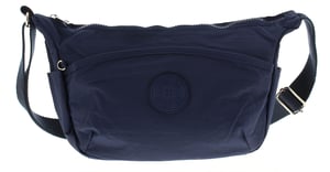 Womens Crossbody Bag Half Moon Multi Compartments Lullaby Zip Fastening navy