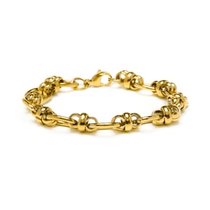 Luxenter Armband met 18-karaats geelgouden afwerking - Laneda