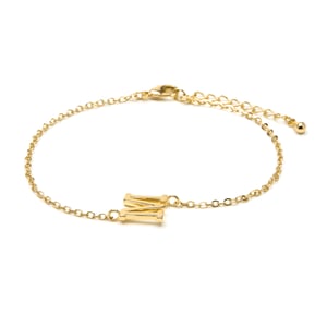 Luxenter Armband met 18-karaats geelgouden afwerking - Alphabet