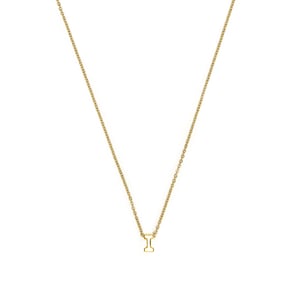 Luxenter Ketting met 18-karaats geelgouden afwerking - Alphabet