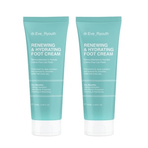 2 x Renewing & Hydrating Foot Cream