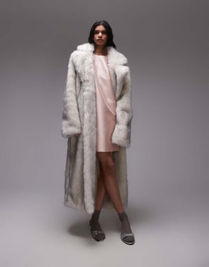 Topshop halter neck mini dress in structured pink blush