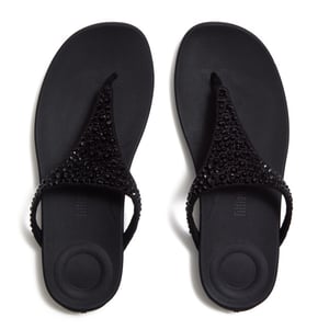 FitFlop Solay mixed-crystal toe-post sandals