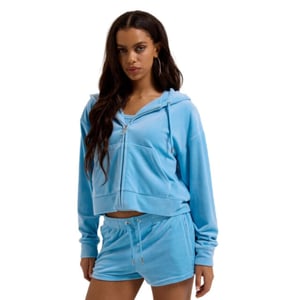 Juicy Couture Iccle outline cropped hoodie